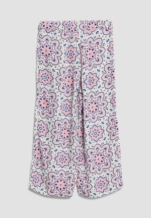 s.Oliver, HOSE WIDE LEG - Stoffhose - creme