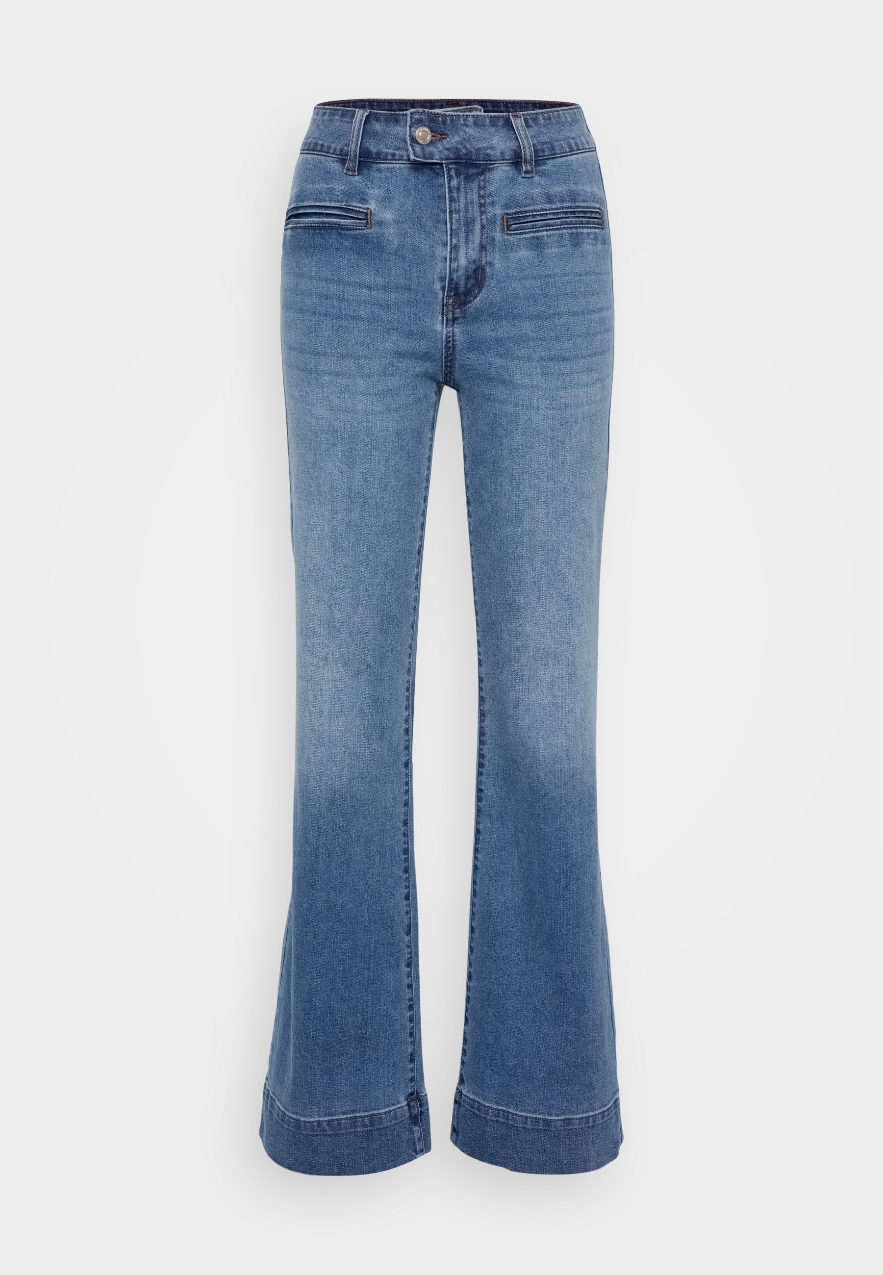 Flared jeans medium blue denim