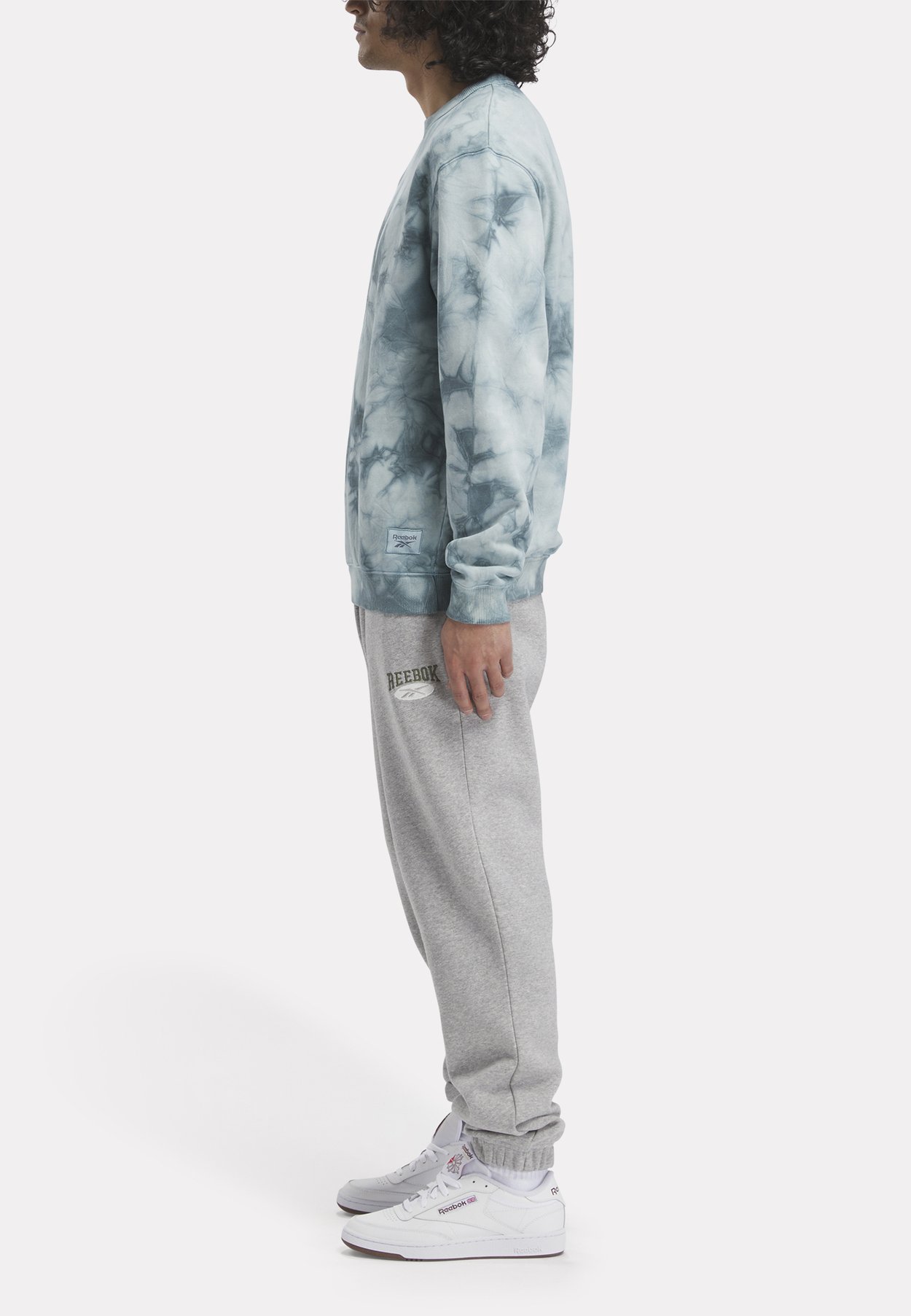 LONG SLEEVE DYE MARBLE CREW