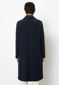 Marc O'Polo BLEND SINGLE BREASTED LAPEL COLLAR LINED FLAP POC - Classic coat - deep blue sea
