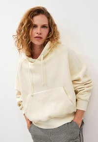 Next CONTEMPORARY OVERHEAD  - Mikina s kapucňou - ecru white