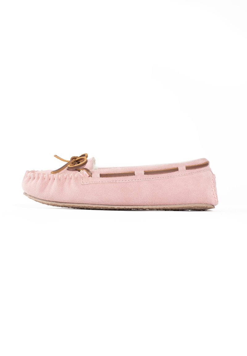 minnetonka Pantoffels donkerroze minnetonka Pantoffels donkerroze