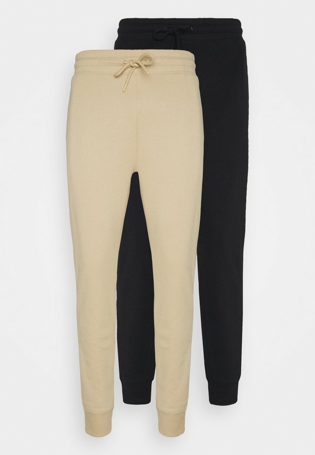 2 PACK UNISEX - Trainingsbroek - black