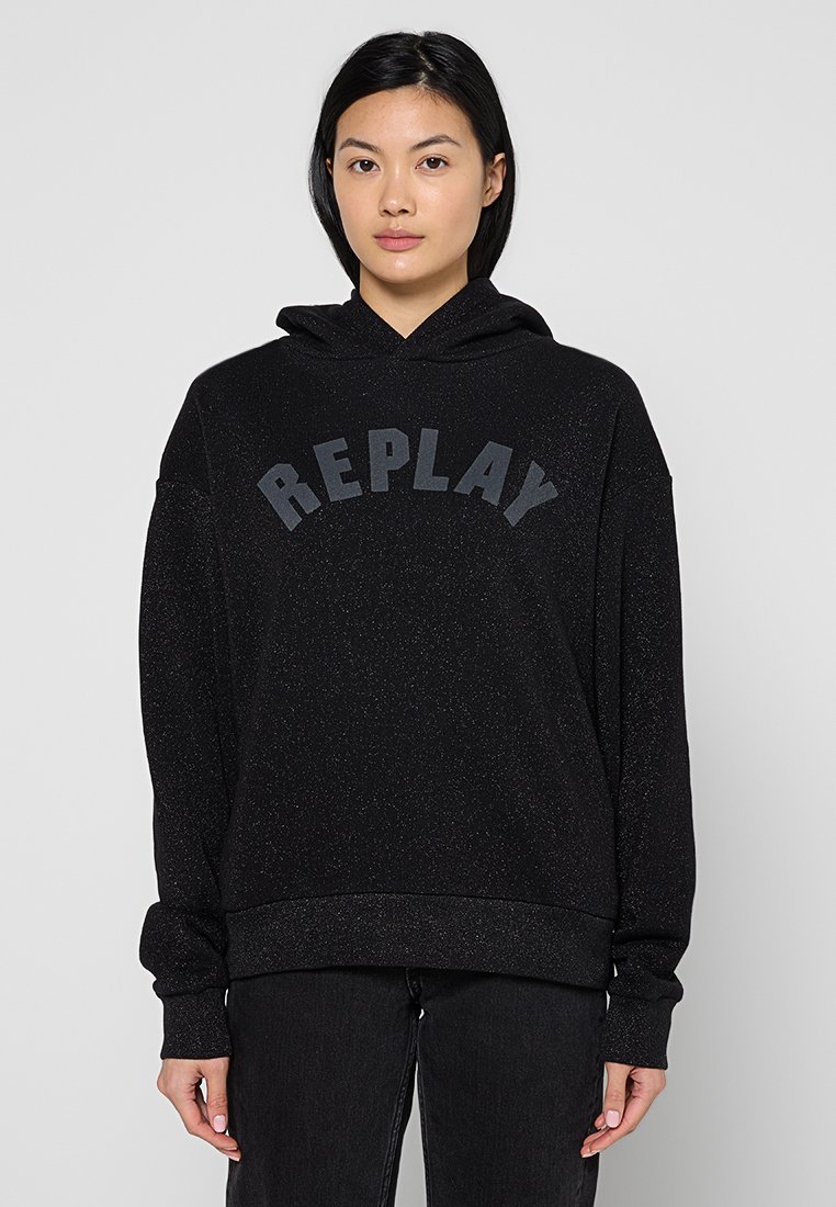 Replay Hoodie zwart Replay Hoodie zwart