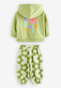 Next PRINTED JOGGERS SET - Chándal - green