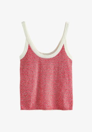 Next, Top - red white stripe