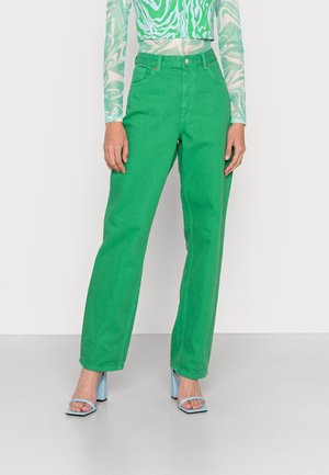 Jean droit - green