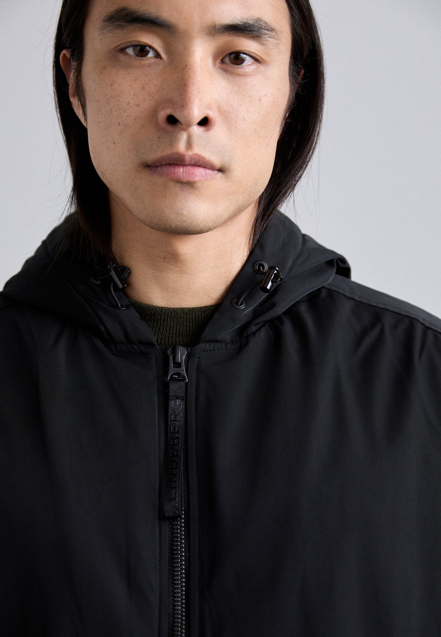 J.LINDEBERG COLTER - Parka/czarny - Zalando.pl