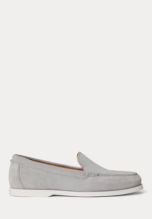 Polo Ralph Lauren, MERTON SUEDE VENETIAN LOAFER - Belebújós cipők - channel grey