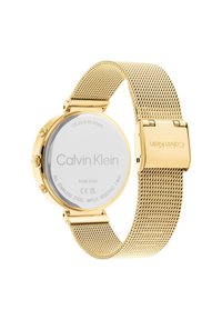 Calvin Klein DAMENUHR TIMELESS - Chronograph - gold-coloured/black/gold-coloured