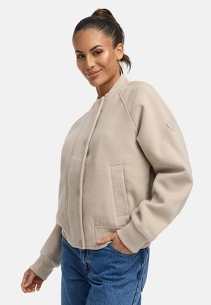 ZUNAA - Bomber Jacket - bone