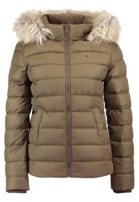 Hilfiger Denim Bunda z prachového peří - khaki