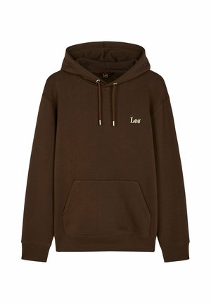 Lee, LONG SLEEVE ESSENTIAL_LEE_HOODIE FOR MENS - REGULAR FIT - Hoodie - shaved chocolate