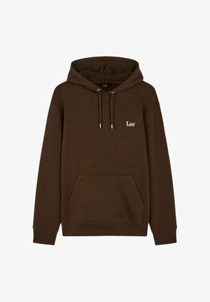 Lee, LONG SLEEVE ESSENTIAL_LEE_HOODIE FOR MENS - REGULAR FIT - Kapuzenpullover - shaved chocolate