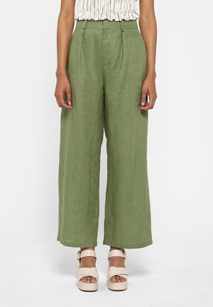 IDA PANTS - Trousers - sage