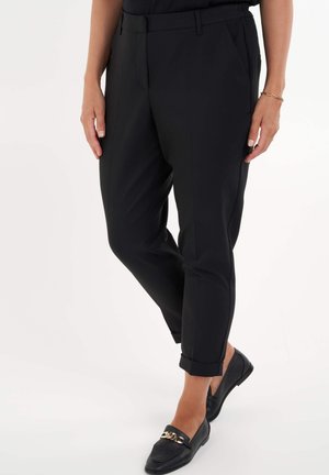 Stoffhose - black