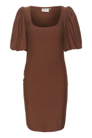 Gestuz, RIFA BALLOON DRESS - Etui-jurk - sorrel horse