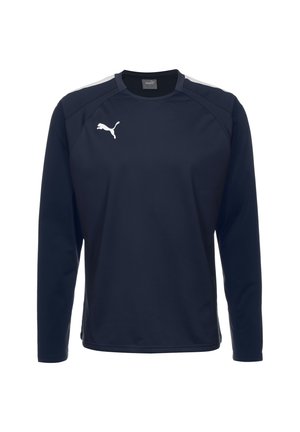 TEAMLIGA - Ikdienas džemperis - peacoat/puma white