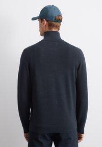Marc O'Polo TROYER OTTOMAN STRUKTUR - Jumper - dark navy