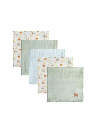 5-PACK  - Babytæppe - green blue