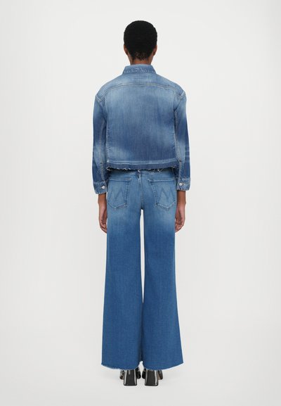 Dsquared2 MEDIUM WASH MAXI JACKET - Džinsinis švarkelis - navy blue