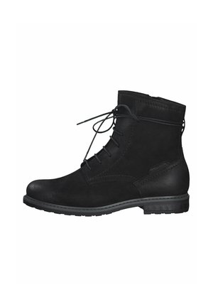 Bottines à lacets - black
