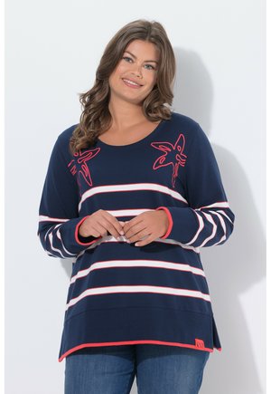 MIT SEASTERN-PRINT LANGARM - Felpa - coral