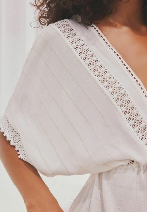 Next TRIM COVER-UP KAFTAN - Robe de jour - white