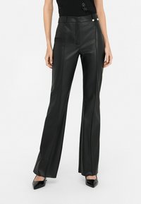 LIU JO FLARED - Pantaloni - black