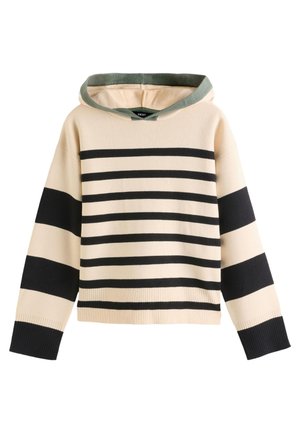 Strickpullover - neutral black stripe
