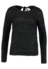 VILA Jersey de punto - black