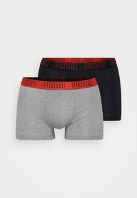 Unselected, mid grey melange/black