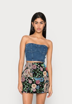 NEOLIA CORSAGE  - Top - medium blue denim