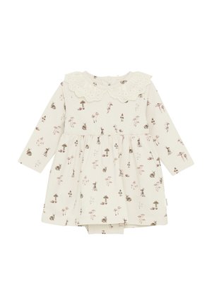 LONG SLEEVES ALL OVER PRINT - Jersey dress - sandshell