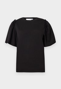 SLFPENELOPE RUFFLE TEE - Basic póló - black