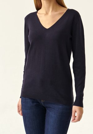 Strickpullover - dark blue