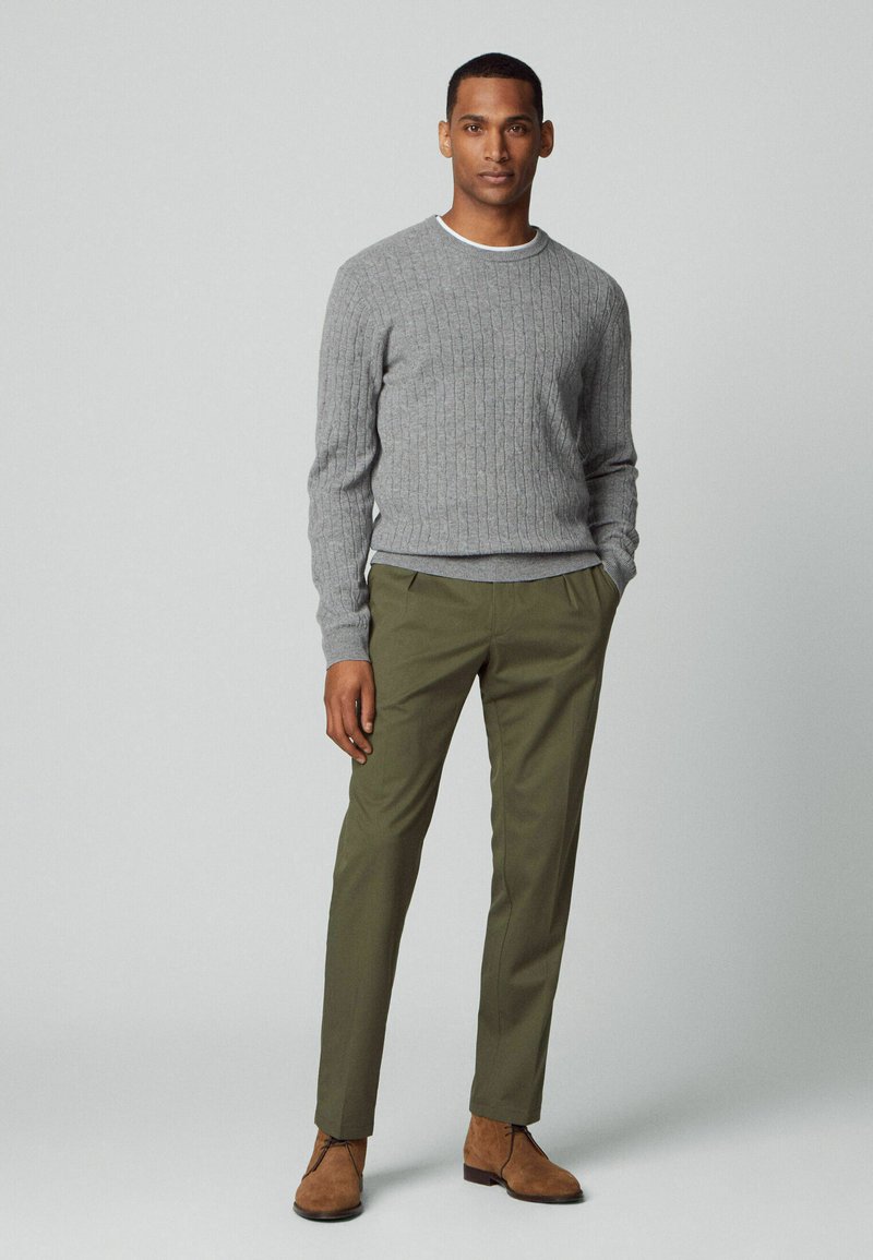 Hackett London Chino olijfgroen