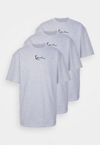 Karl Kani ESSENTIAL TEE 3 PACK - T-shirt básica - ash grey