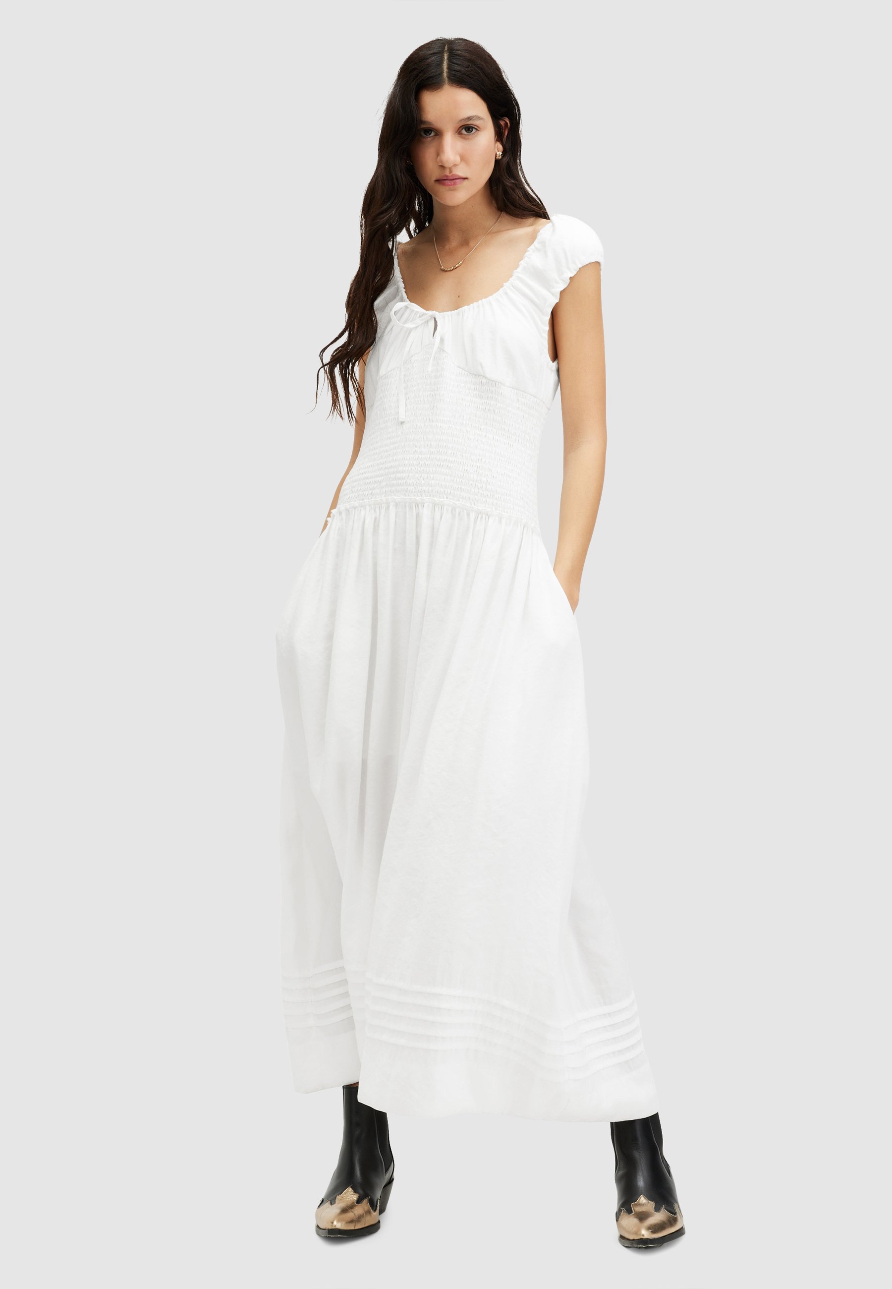 Parachute Dress All Saints White Dress AllSaints ELIZA Day Dress White/off-white Parachute Dress All Saints White Dress AllSaints ELIZA Day Dress White/off-white