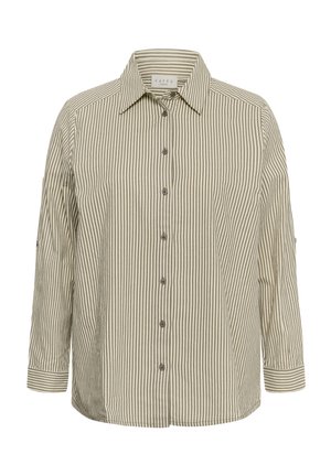 Kaffe Curve, KCNANA STRIPED - Cămașă - brindle turtledove stripe