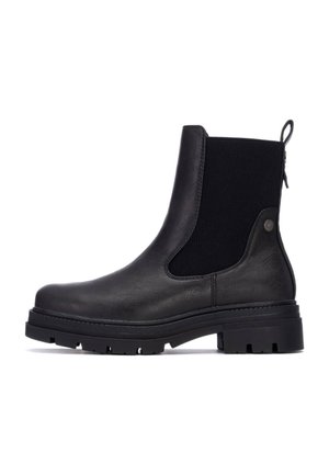 Botines con plataforma - black
