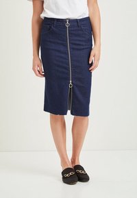 VILA Pennkjol - dirty denim