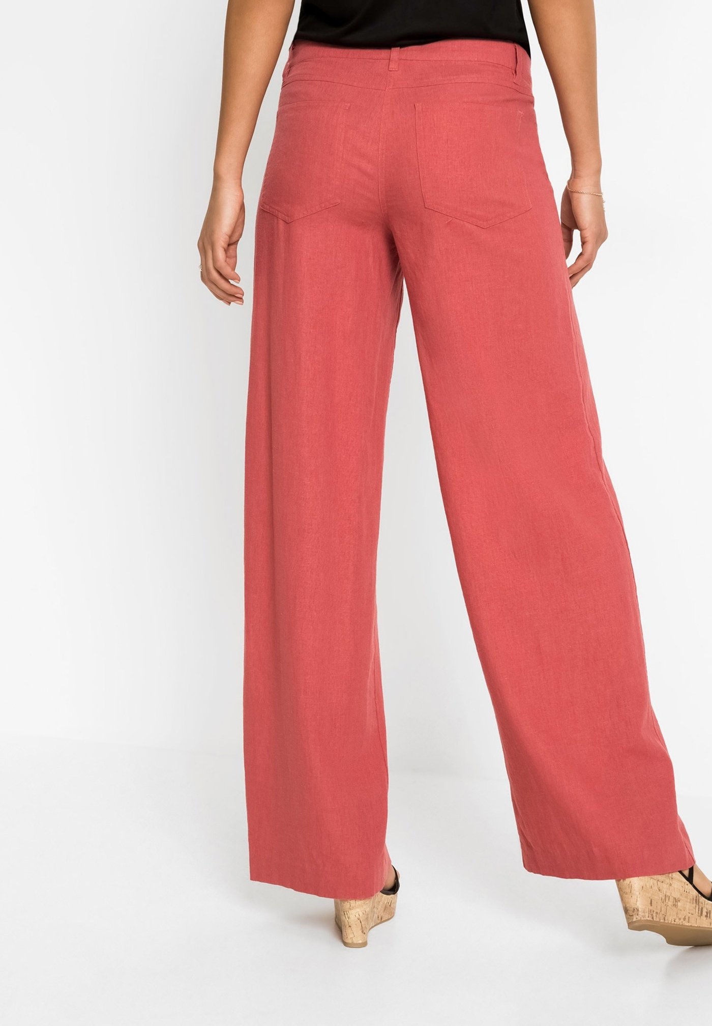 bonprix Pantaloni - rosa/multicolore - Zalando