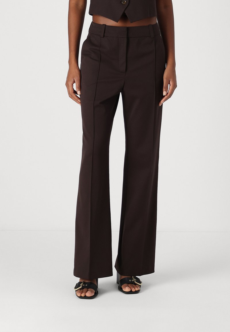 Samsøe Samsøe SALOT TROUSERS - Pantalon classique - chocolate torte
