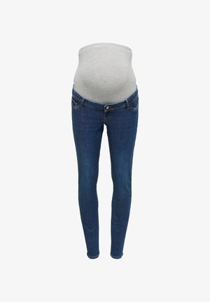 ONLY MATERNITY, OLMALLYSKINNYDNMBOX - Jeans Skinny Fit - dark blue denim