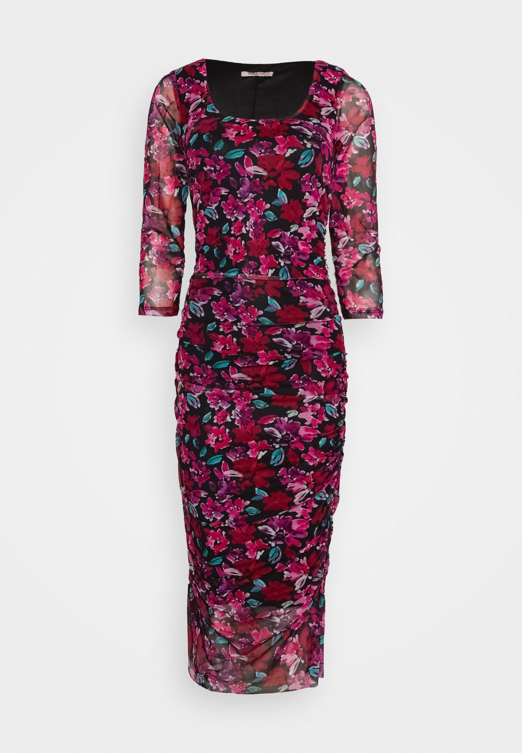 Anna Field Vestito estivo - black/multi-coloured/nero - Zalando