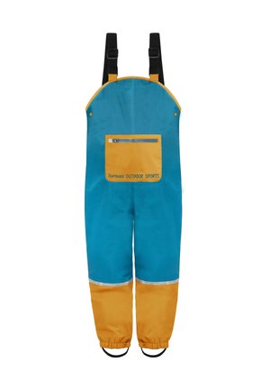 KINDER REGENHOSE MIT HOSENTRÄGERN - Latzhose - blau