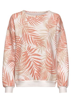 Sweater - pfirsich gemustert