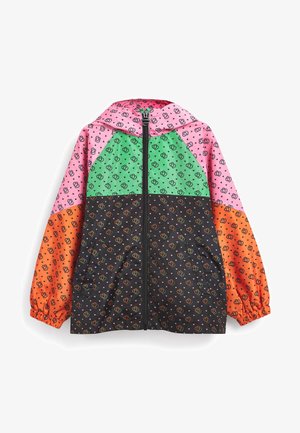 COLOURBLOCK SHOWER RESISTANT CAGOULE - Blouson - brown/ pink