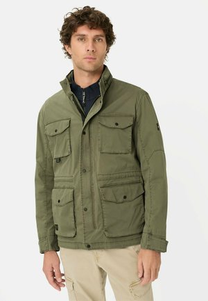MIT ROLLBARER KAPUZE - Übergangsjacke - deep olive
